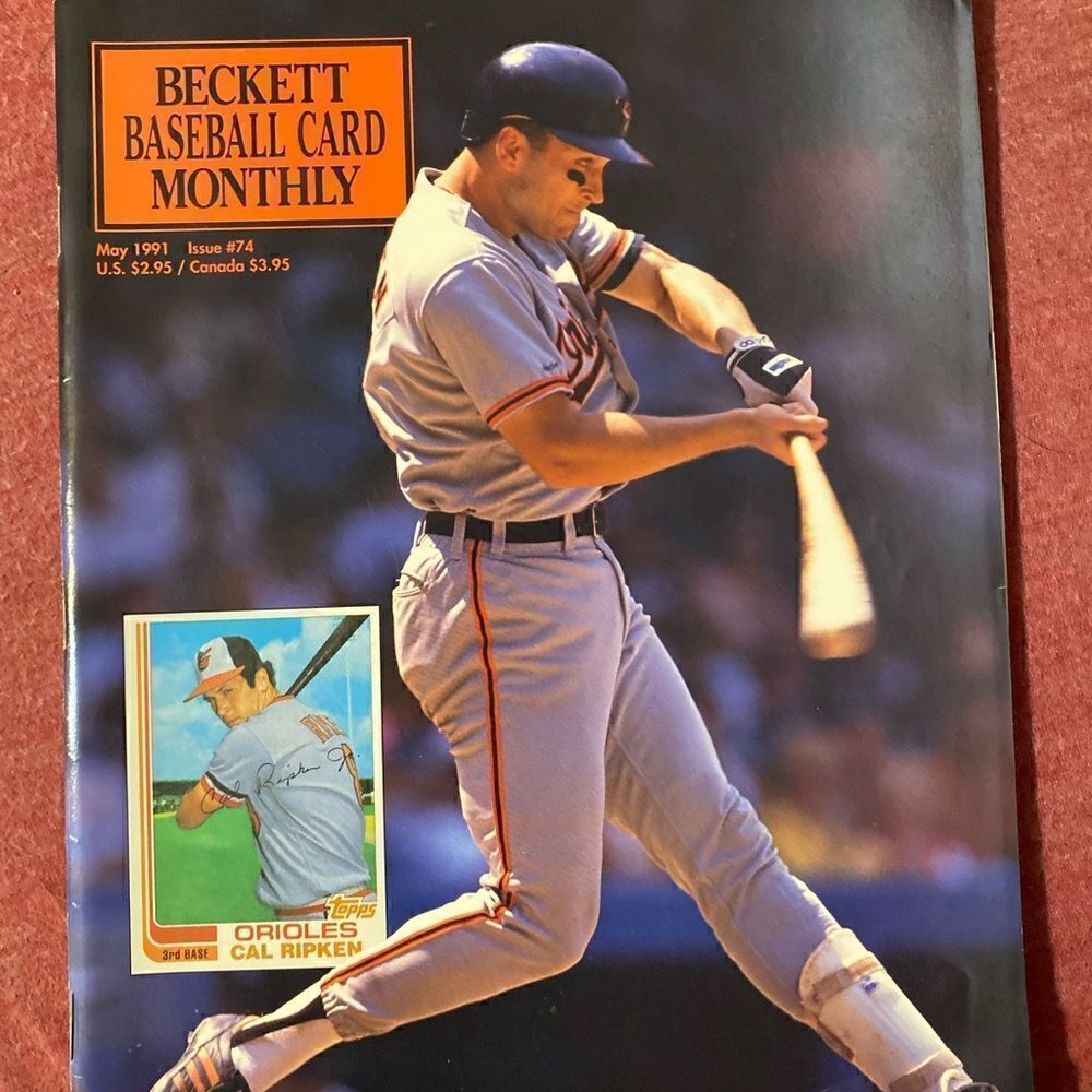 Vintage may 1991 issue 74 Cal Ripkin Beckett magazine